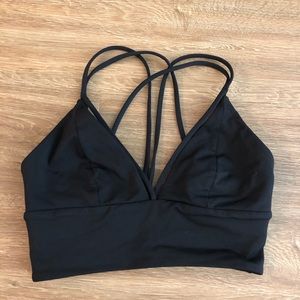 Black lululemon limited edition sports bra size 2
